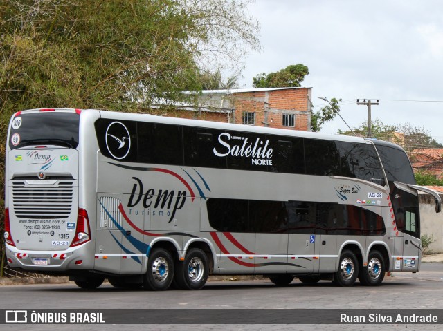 Demp Turismo 1315 na cidade de Caxias, Maranhão, Brasil, por Ruan Silva Andrade. Número da foto: #8491835.