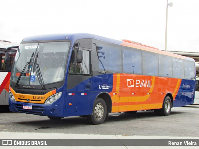 Evanil Transportes e Turismo RJ 132.037 na cidade de Rio de Janeiro, Rio de Janeiro, Brasil, por Renan Vieira. ID da foto: 8494785.