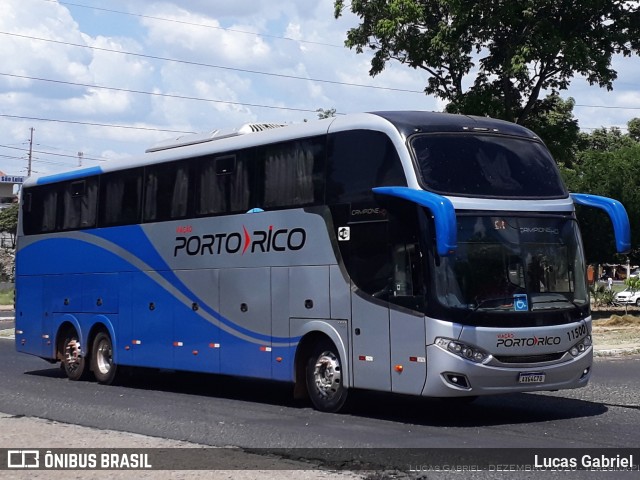 Auto Viação Porto Rico 11500 na cidade de Teresina, Piauí, Brasil, por Lucas Gabriel. ID da foto: 8493224.