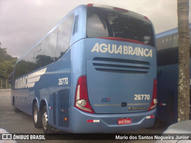 Viação Águia Branca 26770 na cidade de Camaçari, Bahia, Brasil, por Mario dos Santos Nogueira Junior. Número da foto: #8495142.