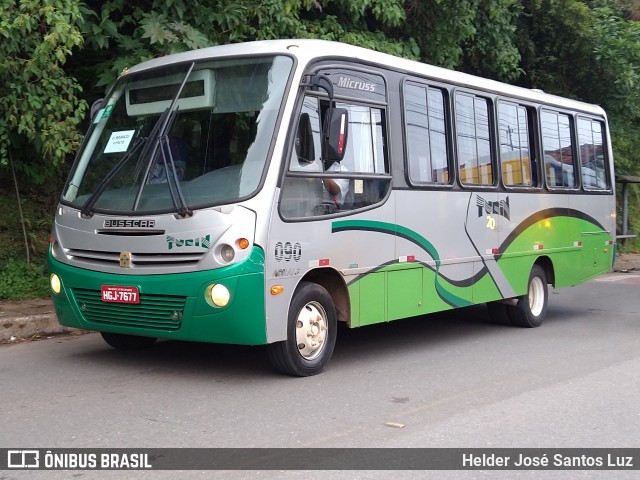 Turin Transportes 090 na cidade de Ouro Preto, Minas Gerais, Brasil, por Helder José Santos Luz. ID da foto: 8493058.