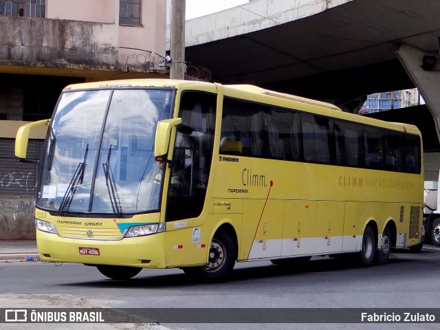 Viação Itapemirim 9553 na cidade de Belo Horizonte, Minas Gerais, Brasil, por Fabricio Zulato. ID da foto: 8492874.