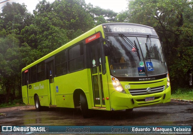 Viação Paraíso Verde 09 na cidade de Guapimirim, Rio de Janeiro, Brasil, por Eduardo  Marques Teixeira. ID da foto: 8492204.