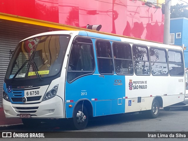 Transwolff Transportes e Turismo 6 6750 na cidade de São Paulo, São Paulo, Brasil, por Iran Lima da Silva. Número da foto: #8492020.