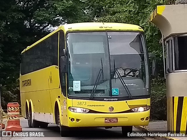 Viação Itapemirim 5873 na cidade de São Paulo, São Paulo, Brasil, por Edinilson Henrique Ferreira. Número da foto: #8495010.