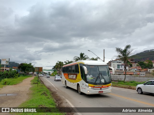 Saritur - Santa Rita Transporte Urbano e Rodoviário 30550 na cidade de João Monlevade, Minas Gerais, Brasil, por Adriano  Almeida. ID da foto: 8496430.