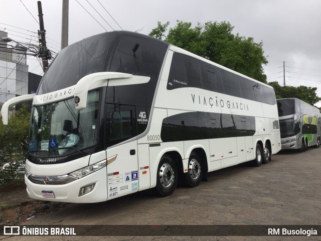 Viação Garcia 80050 na cidade de Florianópolis, Santa Catarina, Brasil, por RM Busologia. ID da foto: 8496601.