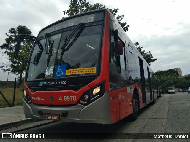 Express Transportes Urbanos Ltda 4 8978 na cidade de São Paulo, São Paulo, Brasil, por Matheus  Daniel. Número da foto: #8497744.