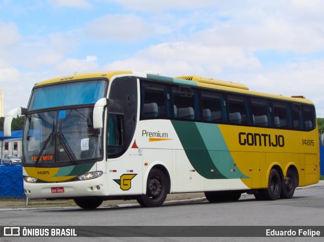 Empresa Gontijo de Transportes 14815 na cidade de São Paulo, São Paulo, Brasil, por Eduardo Felipe. ID da foto: 8496812.