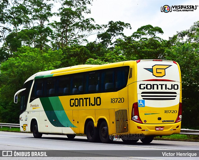 Empresa Gontijo de Transportes 18720 na cidade de Petrópolis, Rio de Janeiro, Brasil, por Victor Henrique. Número da foto: #8497126.