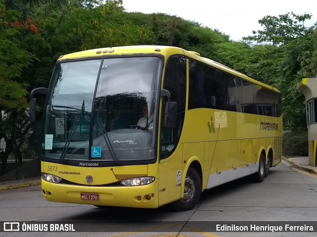 Viação Itapemirim 5873 na cidade de São Paulo, São Paulo, Brasil, por Edinilson Henrique Ferreira. Número da foto: #8495494.