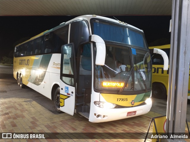Empresa Gontijo de Transportes 17165 na cidade de João Monlevade, Minas Gerais, Brasil, por Adriano  Almeida. Número da foto: #8496462.