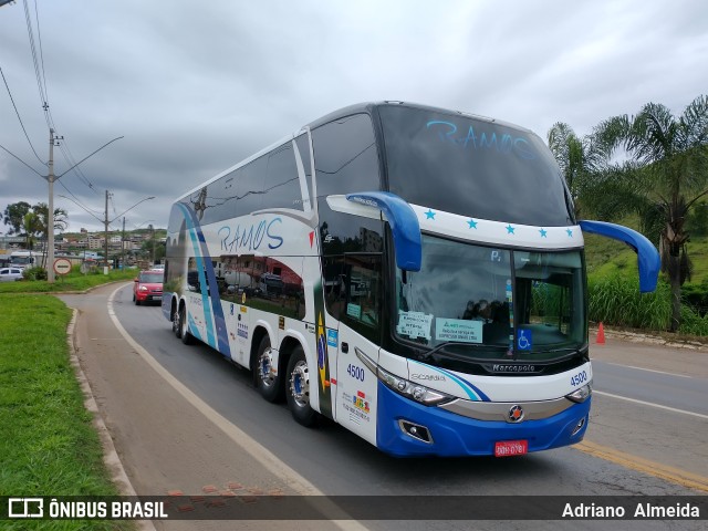 Ramos Turismo 4500 na cidade de João Monlevade, Minas Gerais, Brasil, por Adriano  Almeida. Número da foto: #8496447.