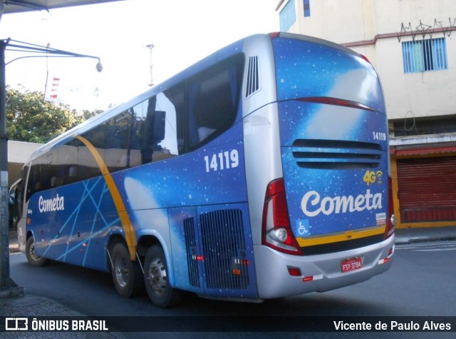 Viação Cometa 14119 na cidade de Belo Horizonte, Minas Gerais, Brasil, por Vicente de Paulo Alves. Número da foto: #8498921.