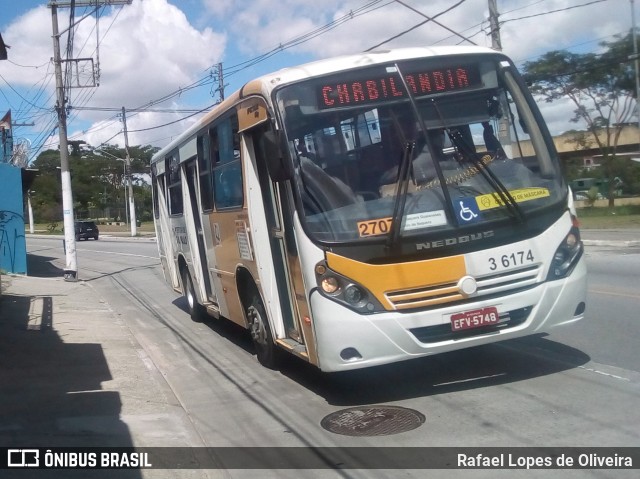 Transunião Transportes 3 6174 na cidade de São Paulo, São Paulo, Brasil, por Rafael Lopes de Oliveira. ID da foto: 8500956.