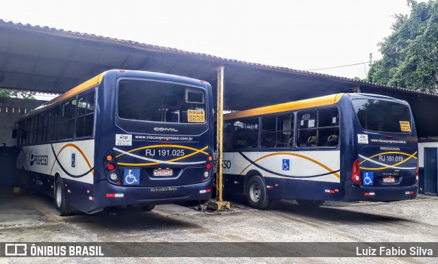 Viação Progresso RJ 191.025 na cidade de Vassouras, Rio de Janeiro, Brasil, por Luiz Fabio Silva. ID da foto: 8500566.