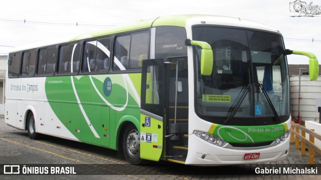 Expresso Princesa dos Campos 6146 na cidade de Ponta Grossa, Paraná, Brasil, por Gabriel Michalski. ID da foto: 8501713.