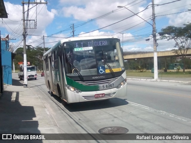 Transunião Transportes 5 6267 na cidade de São Paulo, São Paulo, Brasil, por Rafael Lopes de Oliveira. Número da foto: #8501107.