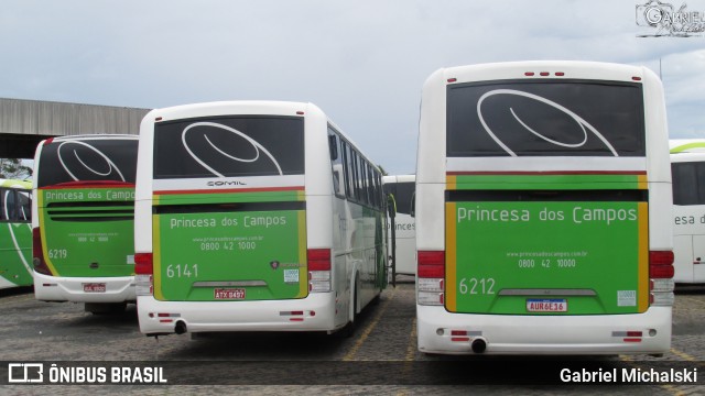 Expresso Princesa dos Campos 6212 na cidade de Ponta Grossa, Paraná, Brasil, por Gabriel Michalski. ID da foto: 8501728.