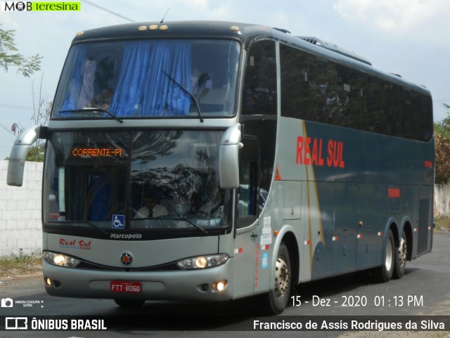 Real Sul Turismo 2007144 na cidade de Teresina, Piauí, Brasil, por Francisco de Assis Rodrigues da Silva. Número da foto: #8498714.