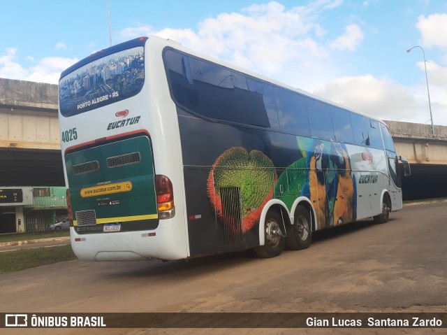Eucatur - Empresa União Cascavel de Transportes e Turismo 4025 na cidade de Ji-Paraná, Rondônia, Brasil, por Gian Lucas  Santana Zardo. Número da foto: #8499810.