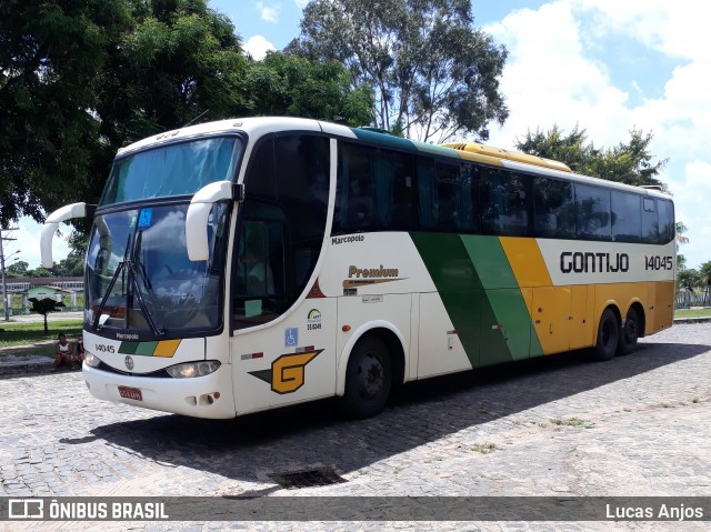 Empresa Gontijo de Transportes 14045 na cidade de Ituberá, Bahia, Brasil, por Lucas Anjos. Número da foto: #8499184.