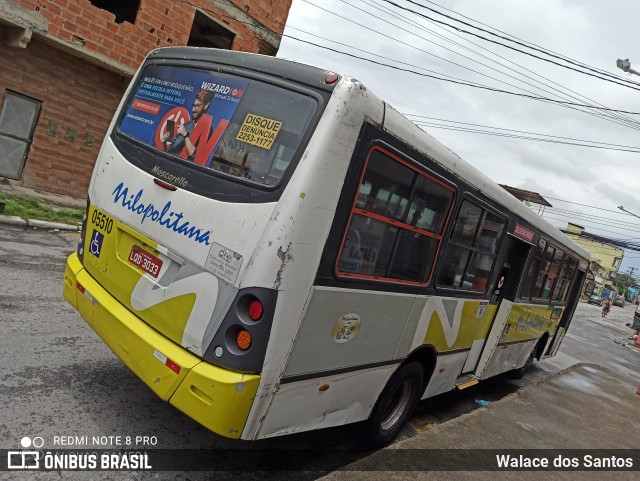 Viação Nilopolitana 05510 na cidade de Nilópolis, Rio de Janeiro, Brasil, por Walace dos Santos. Número da foto: #8498724.