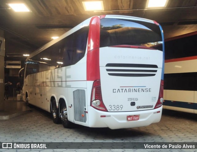Auto Viação Catarinense 3389 na cidade de Belo Horizonte, Minas Gerais, Brasil, por Vicente de Paulo Alves. Número da foto: #8499018.