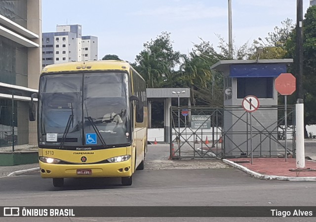 Viação Itapemirim 5713 na cidade de Fortaleza, Ceará, Brasil, por Tiago Alves. ID da foto: 8498850.