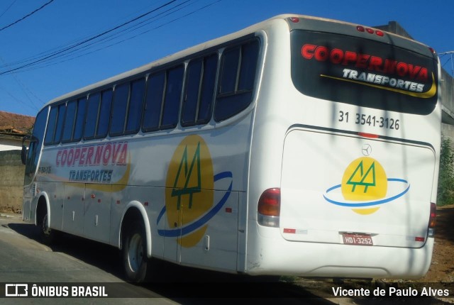 CooperNova Transportes 3252 na cidade de Matozinhos, Minas Gerais, Brasil, por Vicente de Paulo Alves. ID da foto: 8499006.