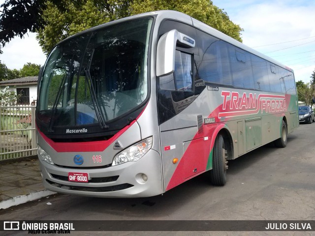 Transfrozza Transportes 116 na cidade de Esteio, Rio Grande do Sul, Brasil, por JULIO SILVA. Número da foto: #8500056.