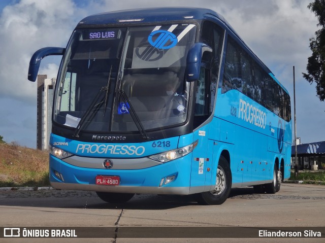 Auto Viação Progresso 6218 na cidade de Natal, Rio Grande do Norte, Brasil, por Elianderson Silva. Número da foto: #8498726.