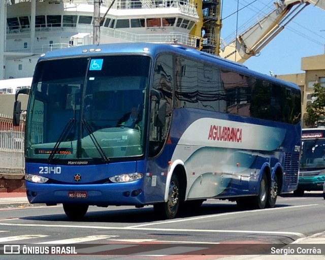 Viação Águia Branca 23140 na cidade de Vitória, Espírito Santo, Brasil, por Sergio Corrêa. Número da foto: #8499320.