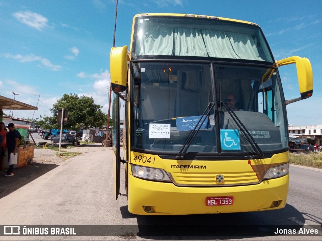 Viação Itapemirim 49041 na cidade de Goiana, Pernambuco, Brasil, por Jonas Alves. ID da foto: 8499030.