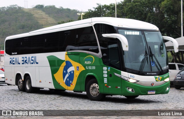Real Brasil Turismo 510 na cidade de Queluz, São Paulo, Brasil, por Lucas Lima. Número da foto: #8500604.