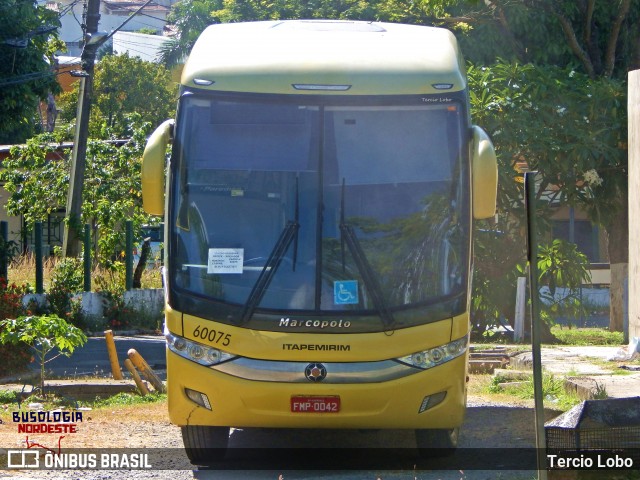 Viação Itapemirim 60075 na cidade de Salvador, Bahia, Brasil, por Tercio Lobo. ID da foto: 8498728.