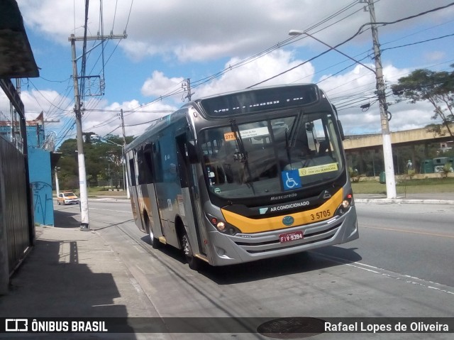 Upbus Qualidade em Transportes 3 5705 na cidade de São Paulo, São Paulo, Brasil, por Rafael Lopes de Oliveira. Número da foto: #8499330.