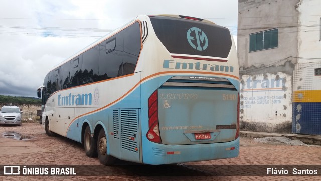 Emtram 5190 na cidade de Barra da Estiva, Bahia, Brasil, por Flávio  Santos. Número da foto: #8420132.