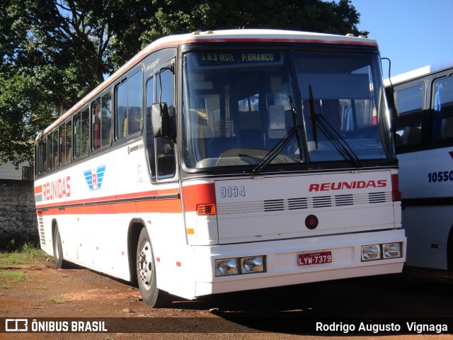 Reunidas Transportes Coletivos 9034 na cidade de Pato Branco, Paraná, Brasil, por Rodrigo Augusto  Vignaga. ID da foto: 8421967.