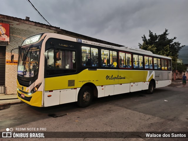 Viação Nilopolitana RJ 123.085 na cidade de Nova Iguaçu, Rio de Janeiro, Brasil, por Walace dos Santos. Número da foto: #8422573.