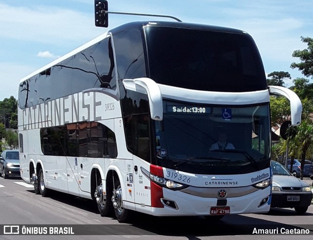Auto Viação Catarinense 319326 na cidade de Curitiba, Paraná, Brasil, por Amauri Caetano. Número da foto: #8420160.