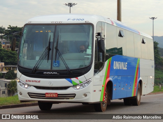 Univale Transportes F-0100 na cidade de Belo Horizonte, Minas Gerais, Brasil, por Adão Raimundo Marcelino. ID da foto: 8422911.