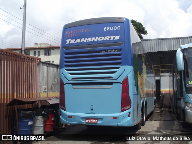 Transnorte - Transporte e Turismo Norte de Minas 88000 na cidade de Belo Horizonte, Minas Gerais, Brasil, por Luiz Otavio Matheus da Silva. ID da foto: 8422231.