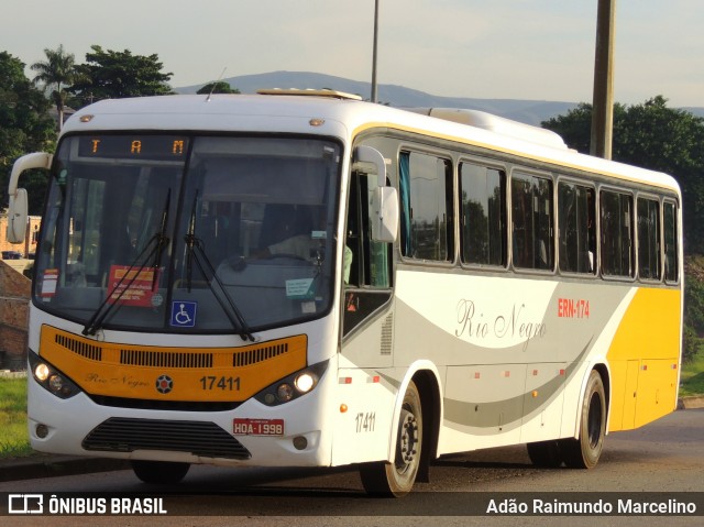 Rio Negro Fretamento e Turismo 17411 na cidade de Belo Horizonte, Minas Gerais, Brasil, por Adão Raimundo Marcelino. Número da foto: #8422988.