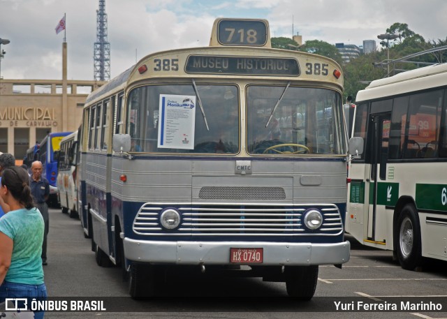 CMTC - Companhia Municipal de Transportes Coletivos 385 na cidade de São Paulo, São Paulo, Brasil, por Yuri Ferreira Marinho. ID da foto: 8420009.