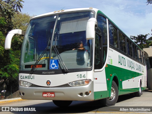Auto Viação Cambuí 184 na cidade de São Paulo, São Paulo, Brasil, por Allen Maximiliano. Número da foto: #8419979.