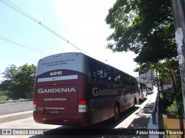 Expresso Gardenia 4015 na cidade de Três Corações, Minas Gerais, Brasil, por Fábio Mateus Tibúrcio. Número da foto: #8420886.