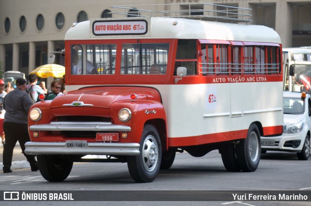 Auto Viação ABC 1956 na cidade de São Paulo, São Paulo, Brasil, por Yuri Ferreira Marinho. ID da foto: 8419982.