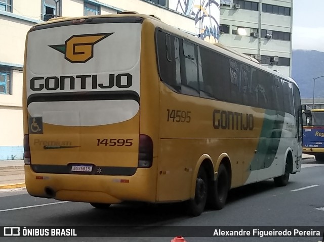 Empresa Gontijo de Transportes 14595 na cidade de Rio de Janeiro, Rio de Janeiro, Brasil, por Alexandre Figueiredo Pereira. ID da foto: 8420717.