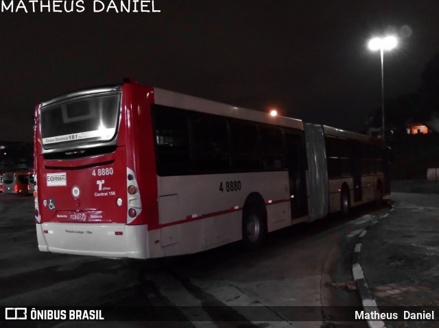 Express Transportes Urbanos Ltda 4 8880 na cidade de São Paulo, São Paulo, Brasil, por Matheus  Daniel. ID da foto: 8504570.